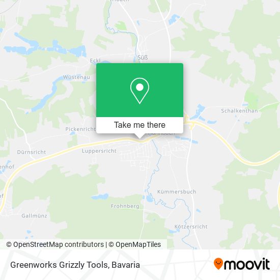 Greenworks Grizzly Tools map