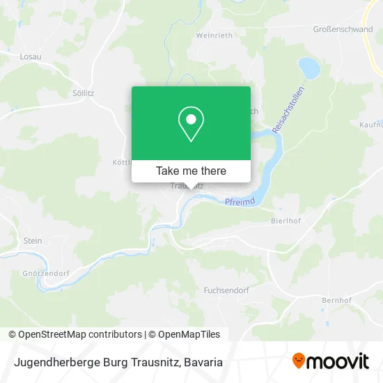 Карта Jugendherberge Burg Trausnitz