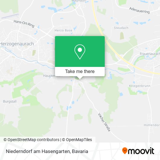 Niederndorf am Hasengarten map