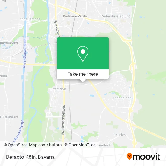Карта Defacto Köln