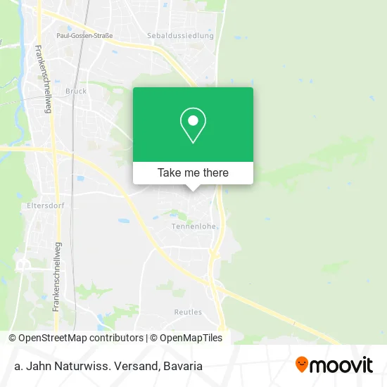 Карта a. Jahn Naturwiss. Versand