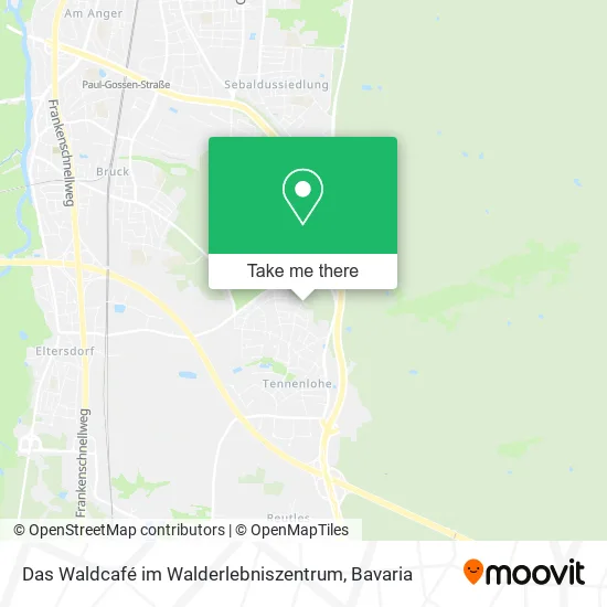 Карта Das Waldcafé im Walderlebniszentrum