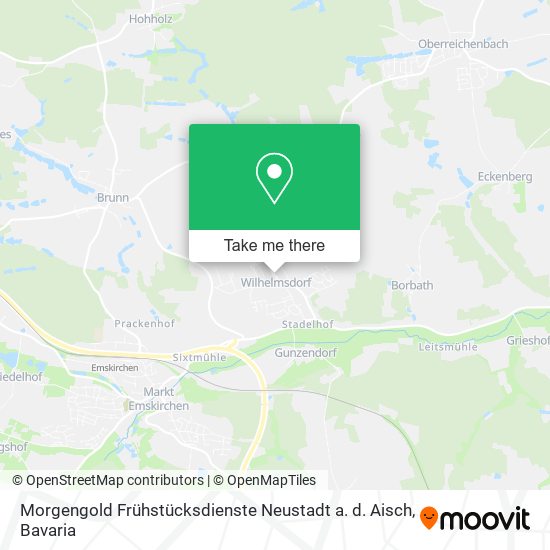 Morgengold Frühstücksdienste Neustadt a. d. Aisch map