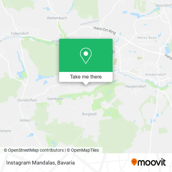 Карта Instagram Mandalas