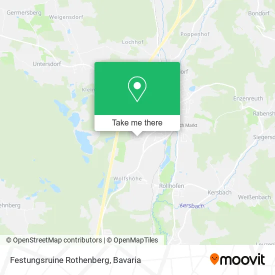 Карта Festungsruine Rothenberg