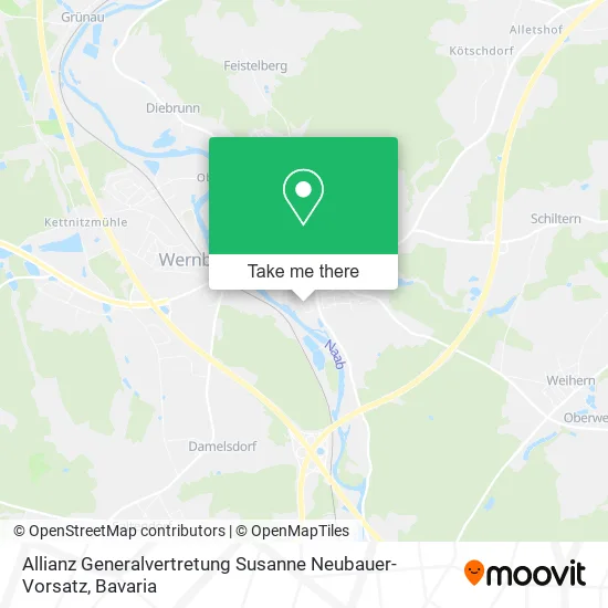 Карта Allianz Generalvertretung Susanne Neubauer-Vorsatz