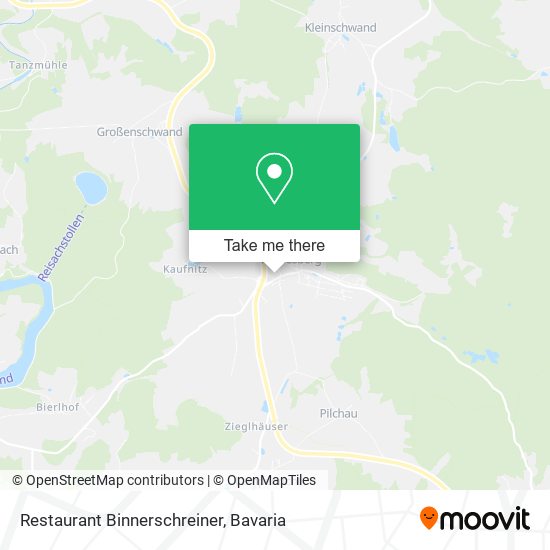 Restaurant Binnerschreiner map
