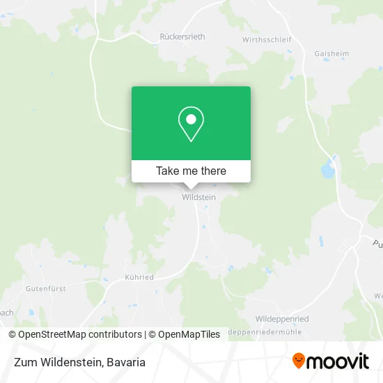 Карта Zum Wildenstein