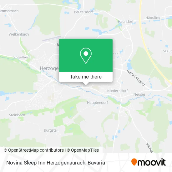 Карта Novina Sleep Inn Herzogenaurach