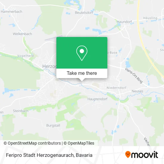 Карта Feripro Stadt Herzogenaurach