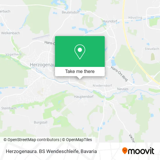 Карта Herzogenaura. BS Wendeschleife