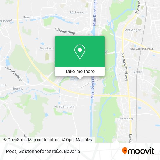 Post, Gostenhofer Straße map
