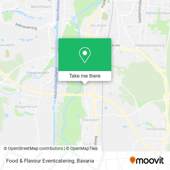 Food & Flavour Eventcatering map