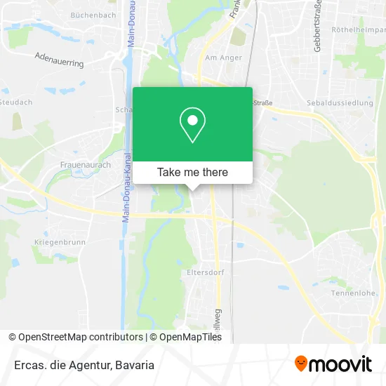 Карта Ercas. die Agentur