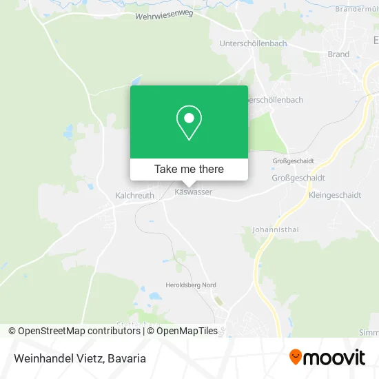 Карта Weinhandel Vietz