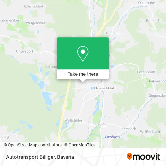 Карта Autotransport Billiger