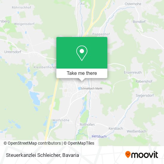 Steuerkanzlei Schleicher map