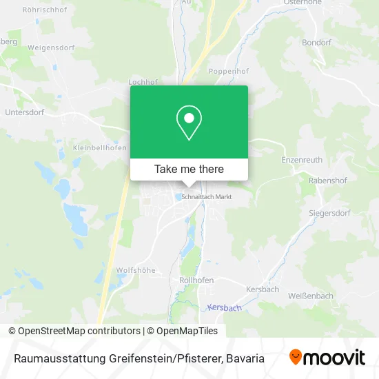 Карта Raumausstattung Greifenstein / Pfisterer