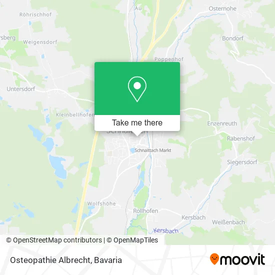 Карта Osteopathie Albrecht