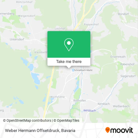 Карта Weber Hermann Offsetdruck