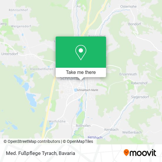 Med. Fußpflege Tyrach map