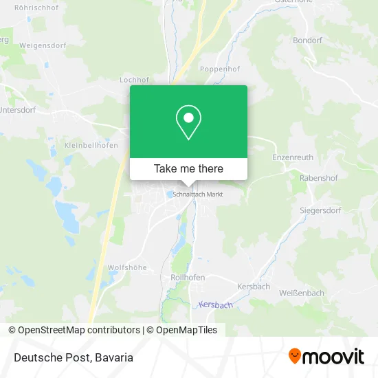 Deutsche Post map