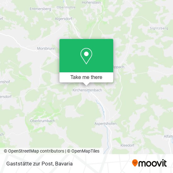 Gaststätte zur Post map