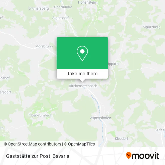 Карта Gaststätte zur Post