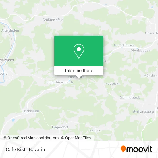Карта Cafe Kistl