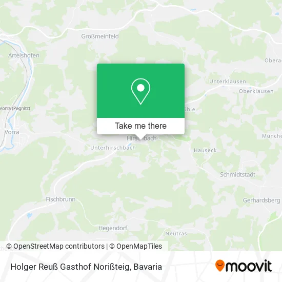 Карта Holger Reuß Gasthof Norißteig