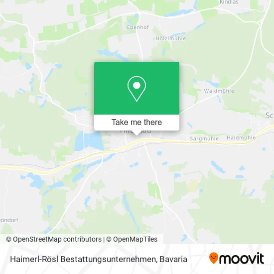 Карта Haimerl-Rösl Bestattungsunternehmen