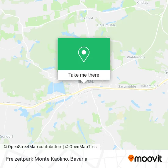 Карта Freizeitpark Monte Kaolino