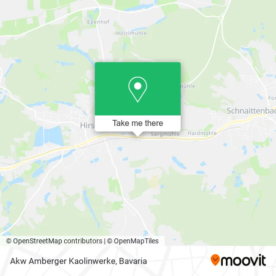 Карта Akw Amberger Kaolinwerke
