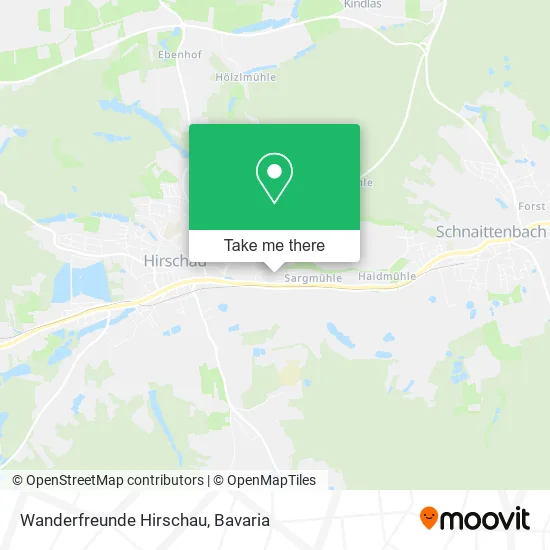Карта Wanderfreunde Hirschau