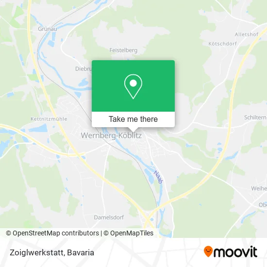 Карта Zoiglwerkstatt