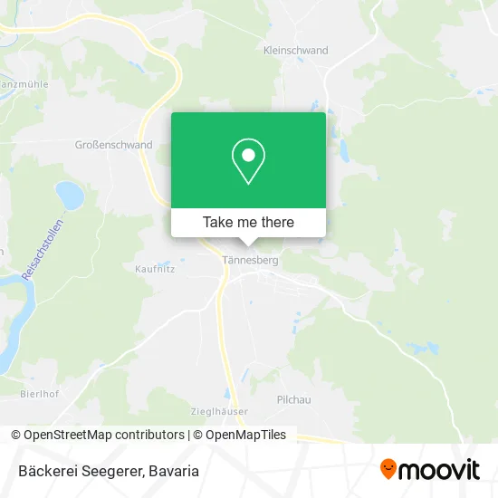 Карта Bäckerei Seegerer