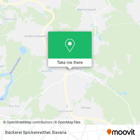 Bäckerei Spickenreither map