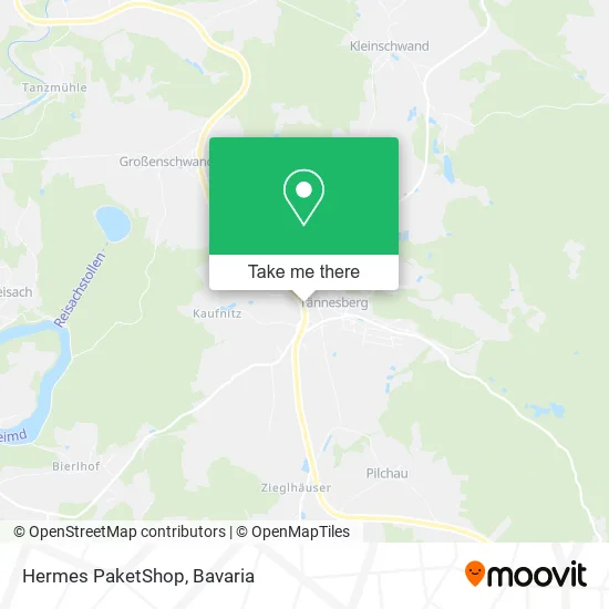 Карта Hermes PaketShop