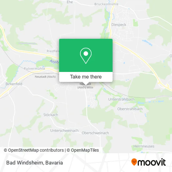 Карта Bad Windsheim