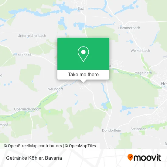 Карта Getränke Köhler