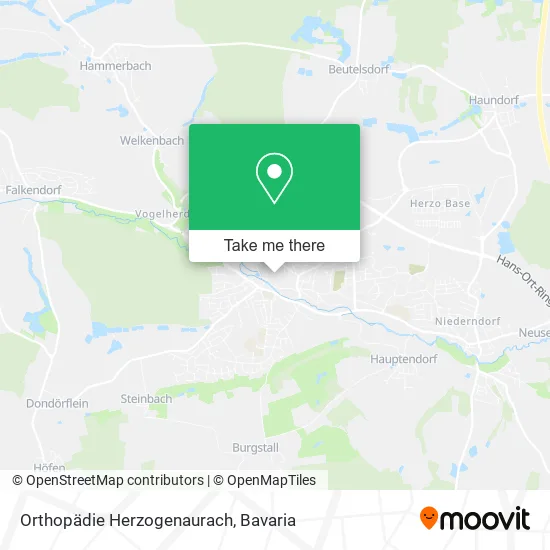 Карта Orthopädie Herzogenaurach