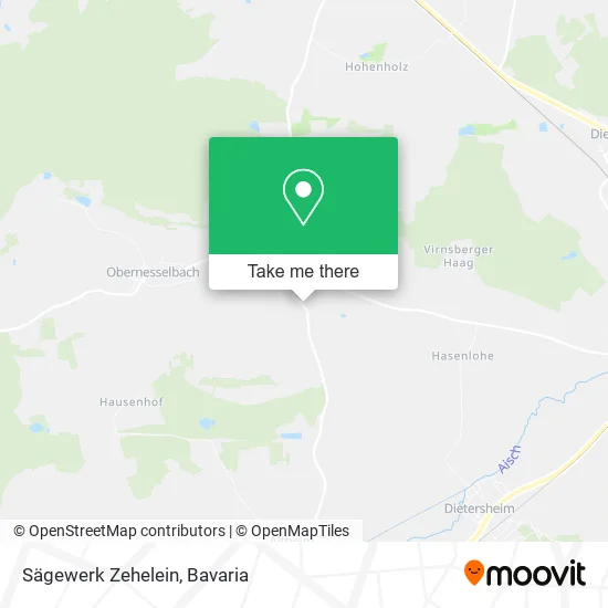 Карта Sägewerk Zehelein