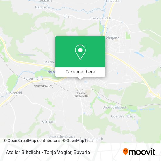 Atelier Blitzlicht - Tanja Vogler map
