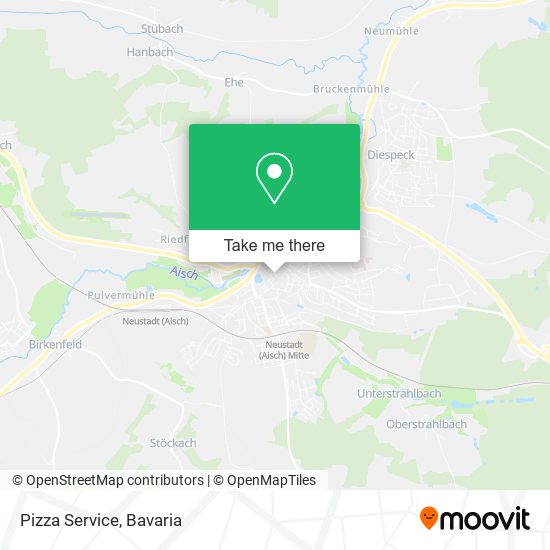 Карта Pizza Service