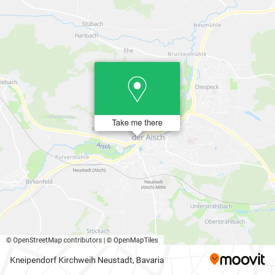 Карта Kneipendorf Kirchweih Neustadt