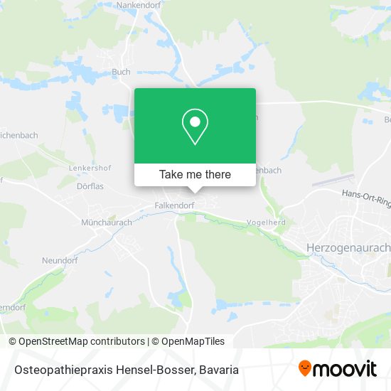 Osteopathiepraxis Hensel-Bosser map