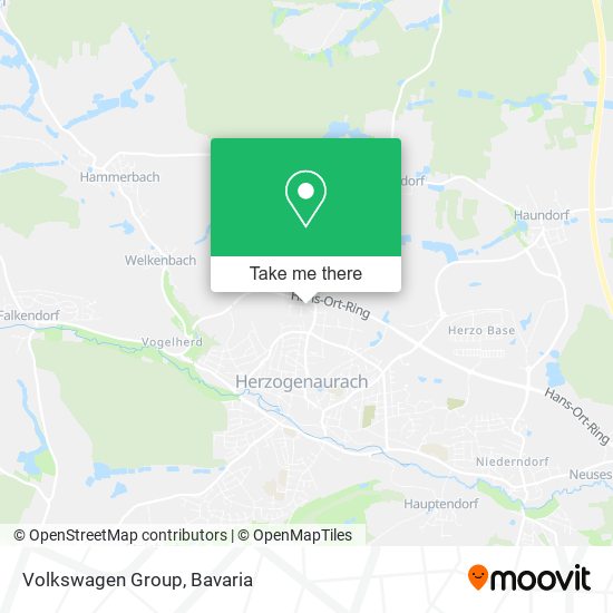 Volkswagen Group map