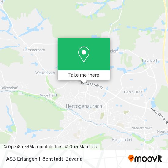 ASB Erlangen-Höchstadt map