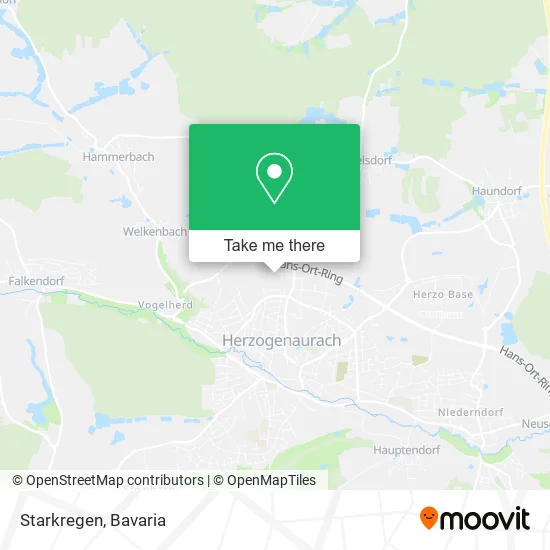 Карта Starkregen