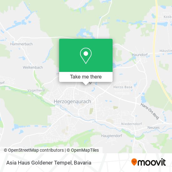 Asia Haus Goldener Tempel map